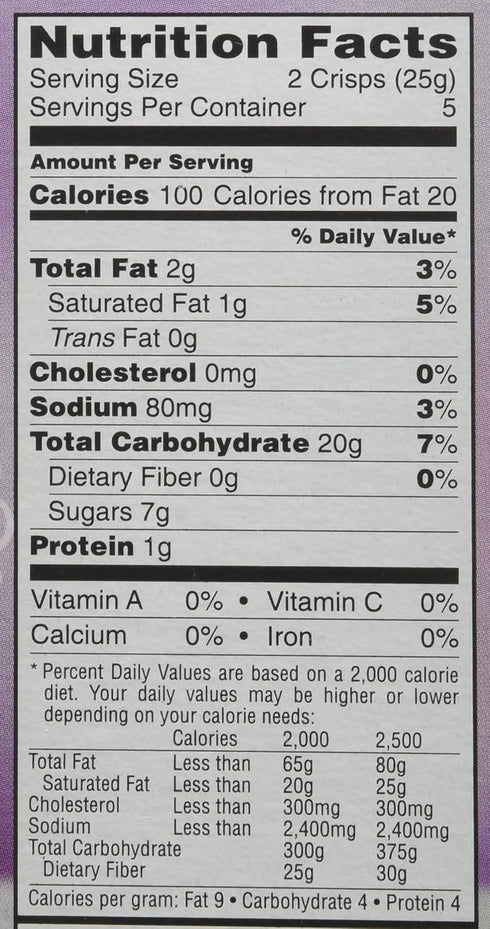5 Count Kellogg's Special K Pastry Crisps, Brown Sugar Cinnamon