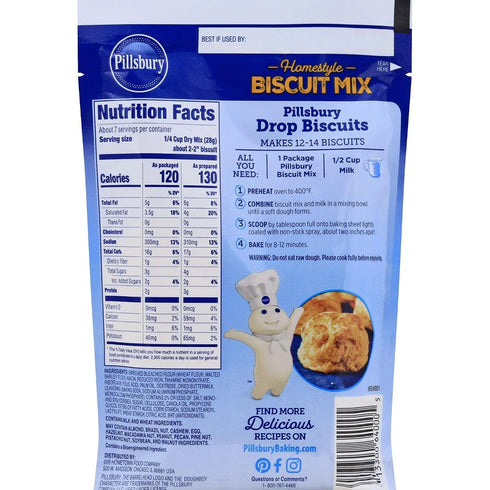 2 Pillsbury Homestyle Biscuit Mix (Just Add Milk) Lot