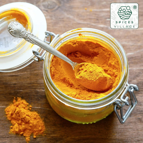 8 oz, SPICES VILLAGE Curry Powder, Curry Spice for Cooking, Natural Medium Madras Curry Mix, Kosher, Gluten Free, Non