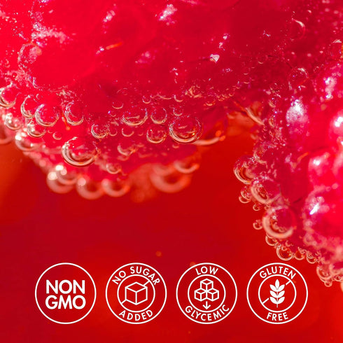 12 oz, 4 Pack Sovny Sparkling Water, Raspberry, Seltzer Water Drinks, USDA Organic, Made With Real Fruit, Non-GMO