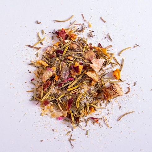 2.2 Oz Truffle Salt Blend with Garlic, Onion, Shallots, Rosemary, Thyme, Sea Salt - SydSalt Garlic - Try on Popcorn