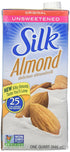 Silk PureAlmond Unsweetened Original Almondmilk, 32 oz (Pack of 1)
