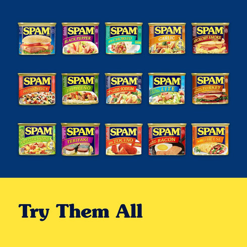 12 oz (12 Pack) SPAM Oven Roasted Turkey, Canned Meat, Can