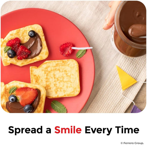 Nutella Hazelnut Spread with Cocoa, 7.7 Oz Jar for Breakfast