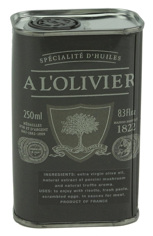 L'Olivier 8.3-Ounce A Olive Oil Infused with Porcini-truffle, Tins
