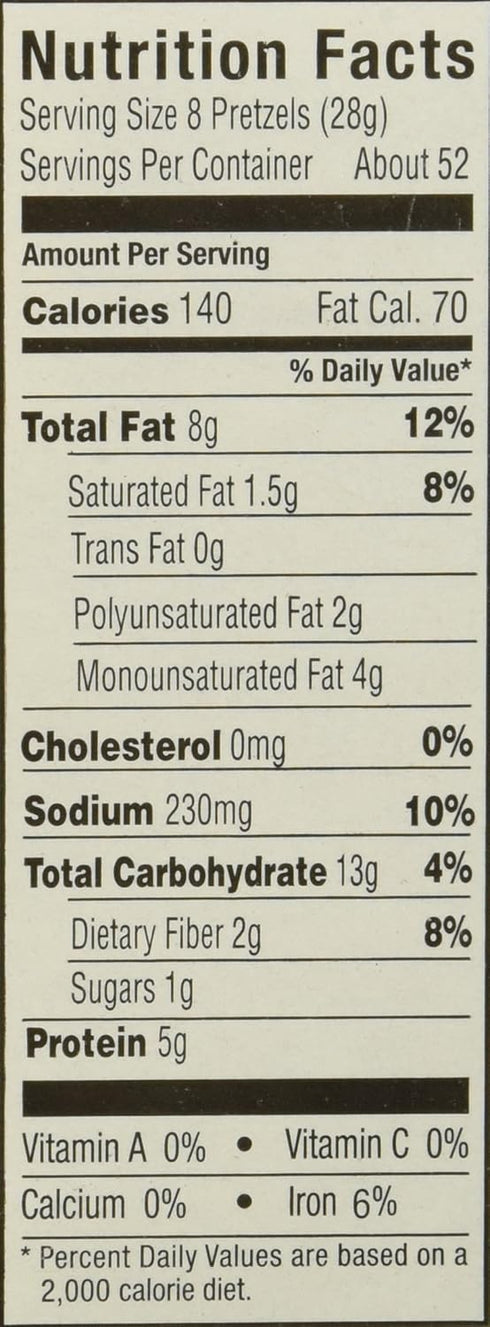 Kirkland Signature 52 Oz Cos9 H.K Anderson Valencia Peanut Butter Filled Pretzel Nuggets: