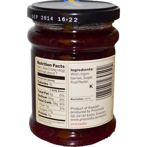 Felix B14519 8x10Oz Wild Lingonberry Jam