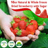 Nahasahr 16oz Freeze Dried Whole Strawberries - Lightly Sweetened, Crunchy Fruit for Yogurt, Baking, Oatmeal & Dessert