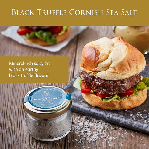 Set TruffleHunter - TruffleHunter Preserved Truffle Selection Gift - Black & White Truffle Oil, Sea Salt, Truffle Honey