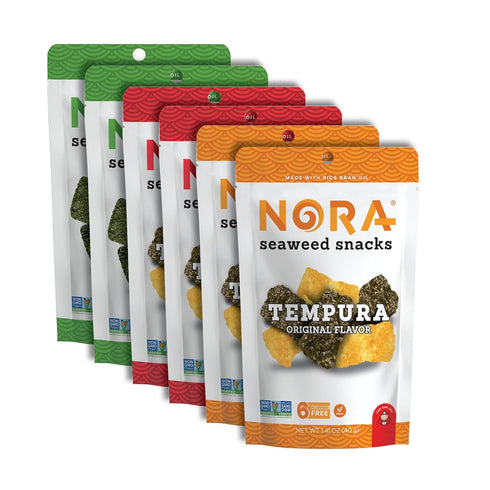 Crispy Seaweed Snacks by Nora | Asian Snacks | Taster's Variety Pack