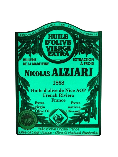 Nicolas Alziari 375 ML Extra Virgin Olive Oil (PROTECTED DESIGNATION OF ORIGIN) Nice, France