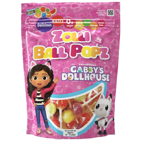 Zollipops The Clean Teeth Pops - Anti Cavity Lollipops, Ball Popz, 5.2 oz (Packaging May Vary)