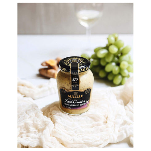 Country 7 Oz (Pack 6) Maille Mustard, Rich Dijon,