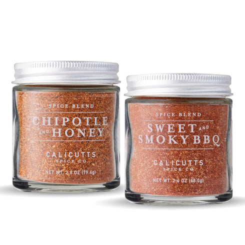 Calicutts Spice Co. BBQ and Grilling Spice Duo Chipotle Honey and Sweet