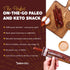 100% Summer Paleovalley Grass Fed Sausage Beef Sticks - Delicious Gluten Free Beef Snack - High Protein Keto Friendly