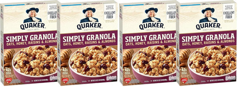 Quaker Simply Granola Honey & Raisin,24.1 Oz,(Pack of 4)