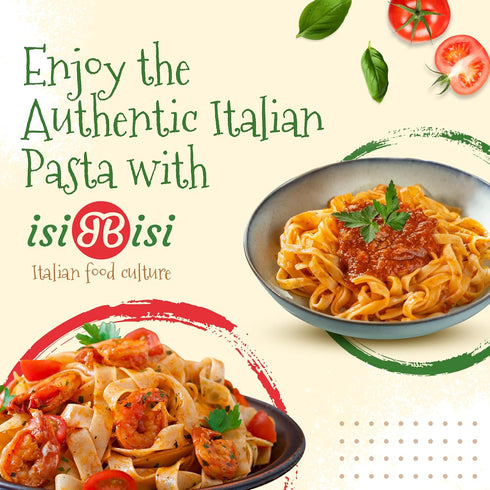 1-Pack, isiBisi Gluten-Free Fettuccine Nest Pasta - Corn and Rice Noodles - Vegan, Non-GMO, Made in Italy