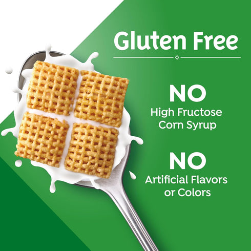 18 oz Corn Chex Gluten Free Breakfast Cereal, Homemade Chex Mix Ingredient, Family Size