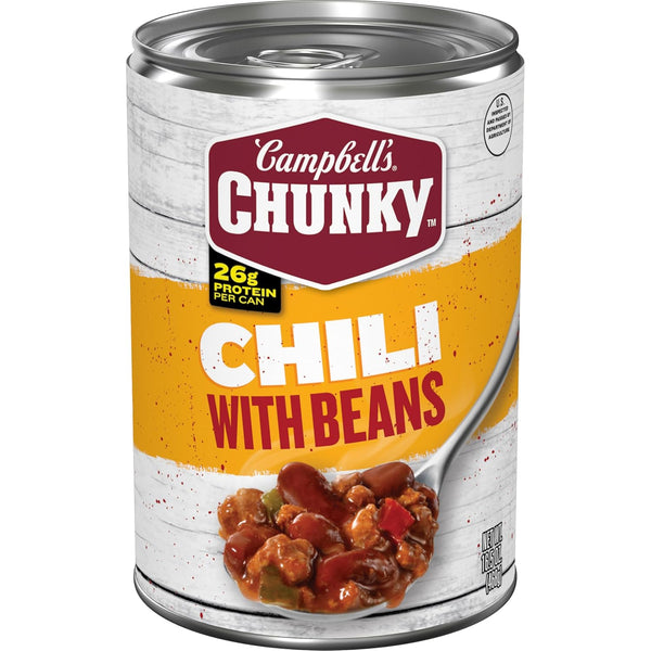 Campbells Chunky Chili With Beans, 16.5 oz Can