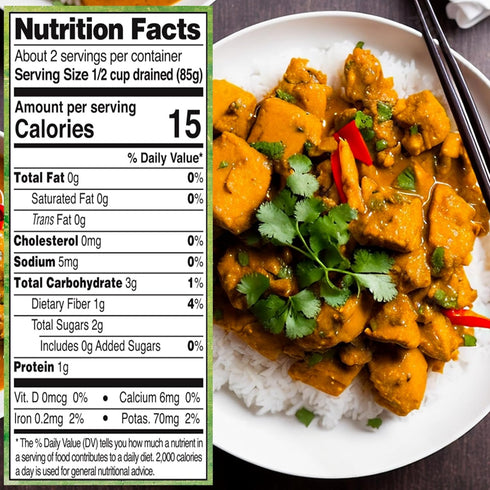 14 oz (Pack 6) Native Forest Organic Sliced Bamboo Shoots - Bamboo Shoots Canned, Bamboo Shoots to Eat, Stir Fry
