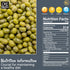 5lb Packed Pack Oh! Nuts Mung Beans Bulk Bag - Great Beans for Sprouting Dried Kosher Moong Dal - Vegan, Paleo, Long