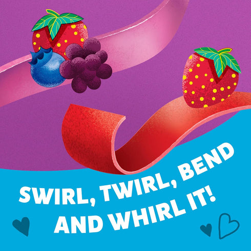 Pack, 12 9 oz Annie's Organic Fruit Tape, Swirly Strawberry and Bendy Berry, Gluten Free, Variety Rolls