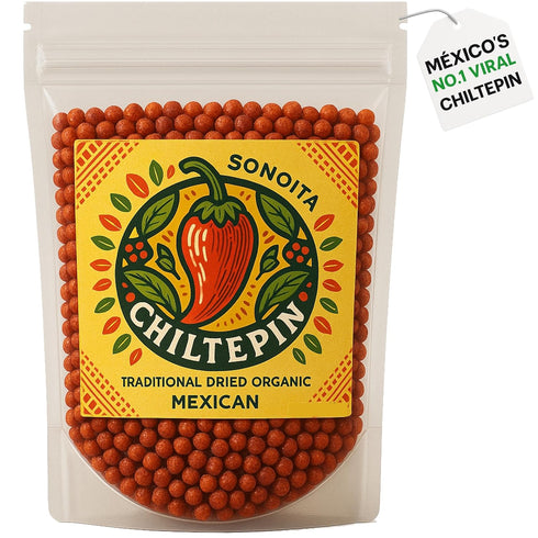 Pure Celtic Dried Chiltepin Peppers (Chile Tepin) 1oz Bag - Seafood, Sauces, Stews, Salsa,