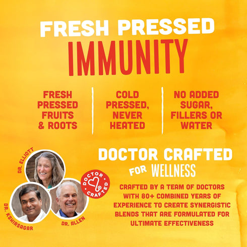 Immune Immunity 2 Oz (Pack 12) Vive Organic Support Ginger Shot, Cold-Pressed Ginger Root & Organic Juice, Gluten Free