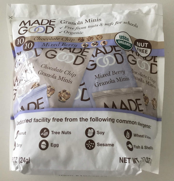 Made Good Granola Minis Variety Bundle, 10 of Each Mixed Berry and