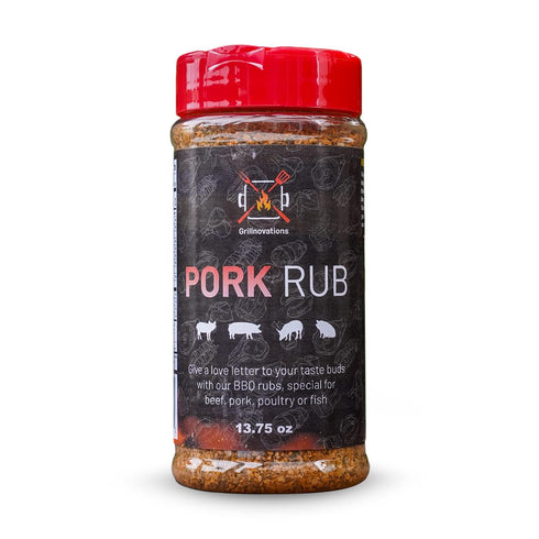 Pork Rub Seasoning by Grillnovations - BBQ Rubs Meat Seasoning for Pork Ribs - Great for Smoking and cooking Meat