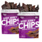 Wicked Cutz Korean BBQ Beef Jerky Chips, 14g Protein per Bag, Crispy