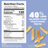 8oz (3 Pack) 20g 2g 26g Care Free Kitchen Plain Penne Keto Pasta Noodles, High Protein, Low Carb Net Carbs, High Fiber
