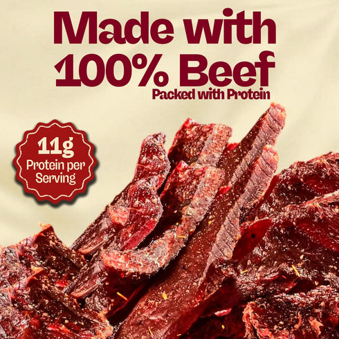 Scotty's Country 16 oz Hand-Trimmed Scottys Smokehouse King Slab -Peppered, Beef Jerky, Large Bulk Beef Jerky Bag
