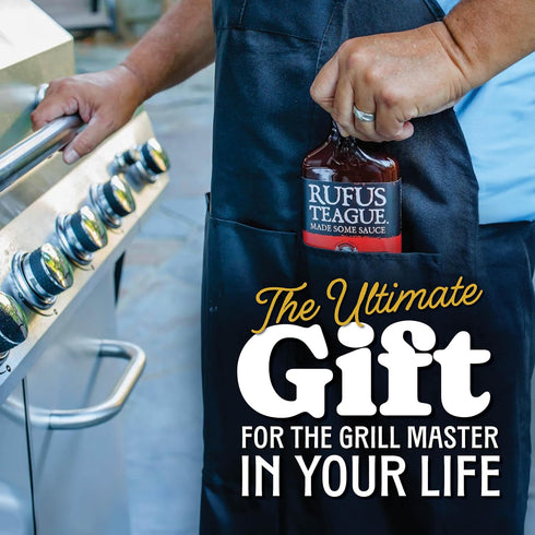 1 Pack 14.25 oz Rufus Teague KC Gold BBQ Sauce, Size, Premium Mustard Barbecue Sauce with Natural Ingredients