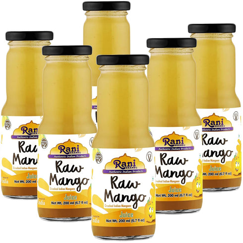 Rani Raw Mango 6.7 fl oz (200 ml) Glass Bottle, Pack of