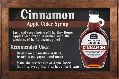 The Tiny House Fine Southern Foods 8 The Tiny House Cinnamon Apple Cider Syrup | Handmade Concentrated Cider Syrup from