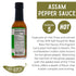 7 5 (2 Pack) Clark + Hopkins Assam Pepper Sauce, Ghost Pepper Curry and Pot Primo Chili Flavored Hot Sauce, Traditional
