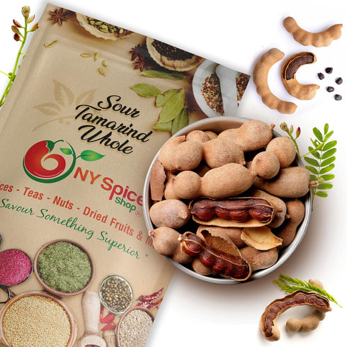 NY SPICE SHOP Sour Tamarind Pods - Thailand Tamarinds Fruit - Fresh