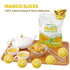 Pack 6, 2 Oz DARLAC FARMS Freeze Dried Mango Slices, No Sugar Added, Healthy Fruit Snacks for Kids, Adults & All Ages