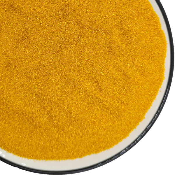 Edible 5 Ounce Fine Decorative Bright Gold Sanding Sugar Sprinkles for Baking,