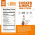 5g 35 15 Pack The New Primal Snack Mates Chicken & Maple Sticks, Gluten Free Healthy Snacks for Kids, Low Sugar High