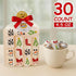 30 Count Pack, Packaging, 4.5 OZ 30 count Marshmallow Gift Soft & Fluffy Vanilla Marshmallows, Festive Holiday Treats