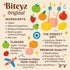 36 Biteyz Original Turkish Delight, Vegan Candy Gift Box - Assorted Gourmet Fruit Snacks with Lemon, Apple, Orange