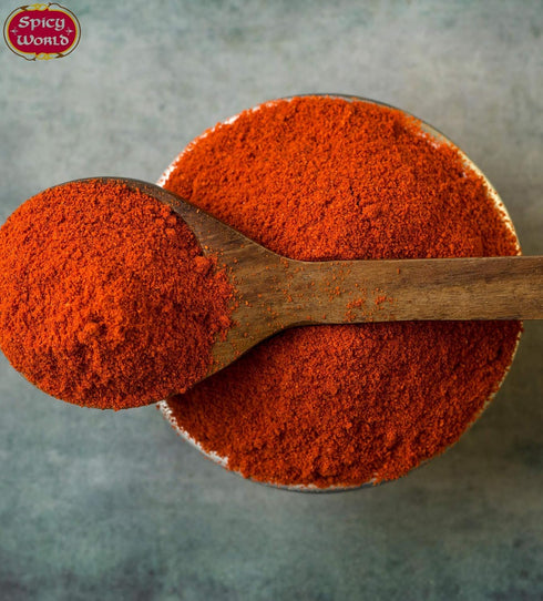Spicy World 7 Kashmiri Chili Powder Red Ounce Resealable bag | All Natural Low Heat, Chili Powder - Red Pepper Powder