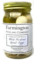 Farmington Pickling Company Pickled Quail Eggs (Mild) - 16 Ounce Jar