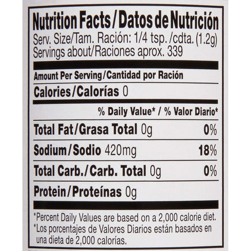 14.37 oz (Pack 12) Lawry's Casero Adobo Seasoning with Pepper
