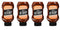 Whataburger Condiments (Pack of 1) (Spicy Ketchup 20oz) (Four Pack)
