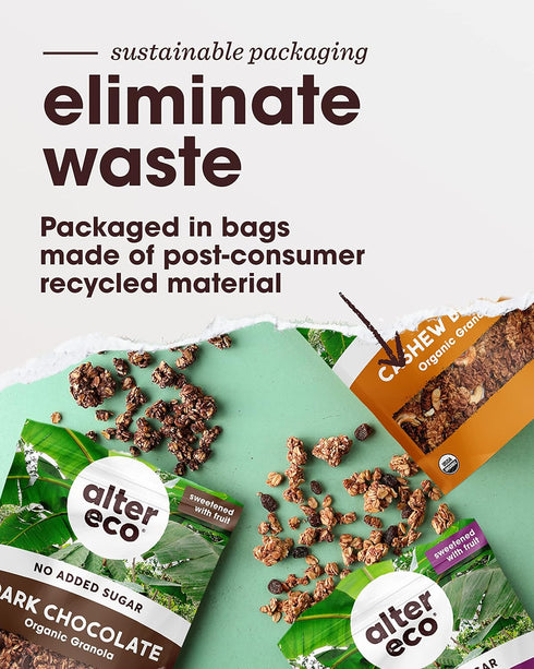 Oats(Cinnammon 3 Pack) Alter Eco Cinnamon Raisin Granola, Healthy, Organic Breakfast & Snack, Naturally Sweetened