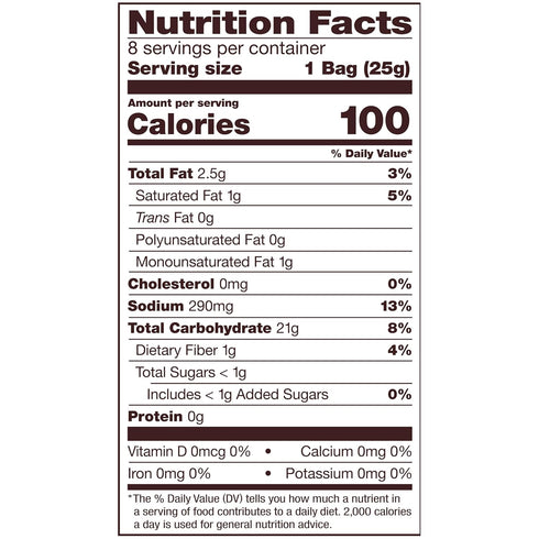 100 Packs, 8 Snyder's of Hanover Gluten Free Pretzel Sticks, Calorie Individual Ct