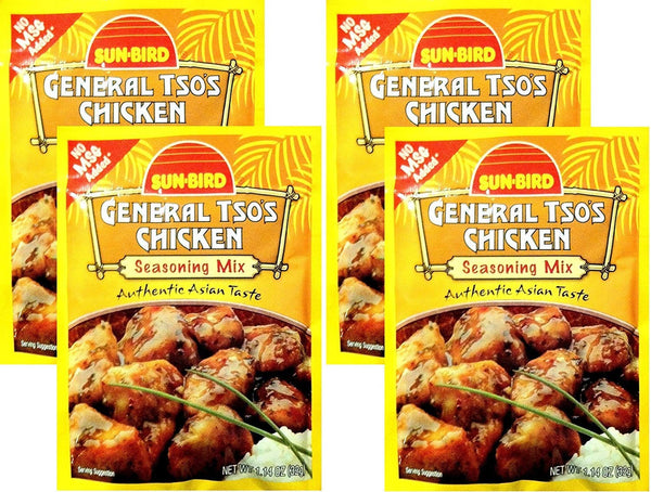 by Sun Bird Sunbird General Tso's Chicken Seasoning Mix, 1.14 Ounce Packet (Pack of 4)